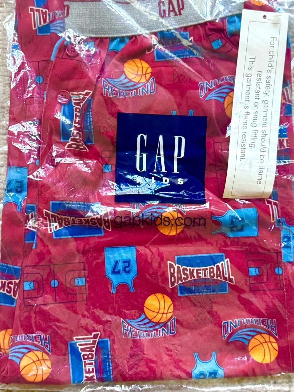GAP kids NWT SZ 8 Basketball pajama loungewear pull on pants